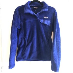 Patagonia Re-tool Snap-T Fleece Pullover Blue